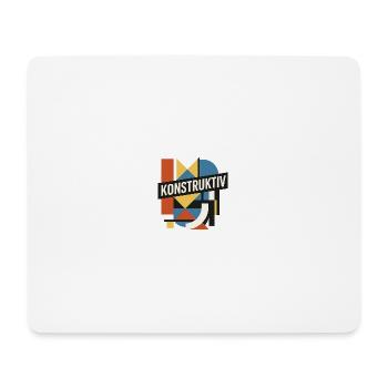 konstruktiv - Mousepad (Querformat) - Weiß - Vorne