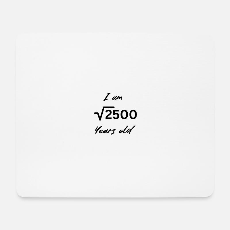 Legendär seit 50 Jahren – Retro Jubiläums Design - Mousepad (Querformat) - Weiß