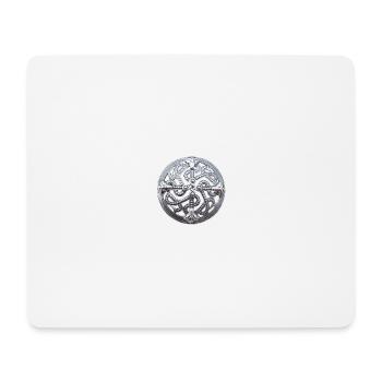 bouclier odin - Tapis de souris (format paysage) - blanc - Devant