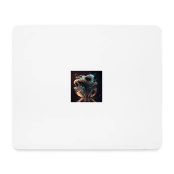 Abstrakte Digitale Kunst n°1 - Mousepad (Querformat) - Weiß - Vorne