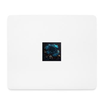 Abstract Skull n°8 - Mouse Pad (horizontal) - white - Front
