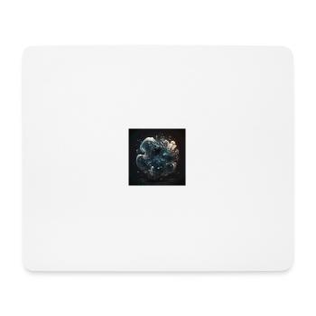 Digitale Kunst Abstract n°14 - Mousepad (Querformat) - Weiß - Vorne
