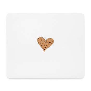 Ein Herz für Cookies - Mousepad (Querformat) - Weiß - Vorne