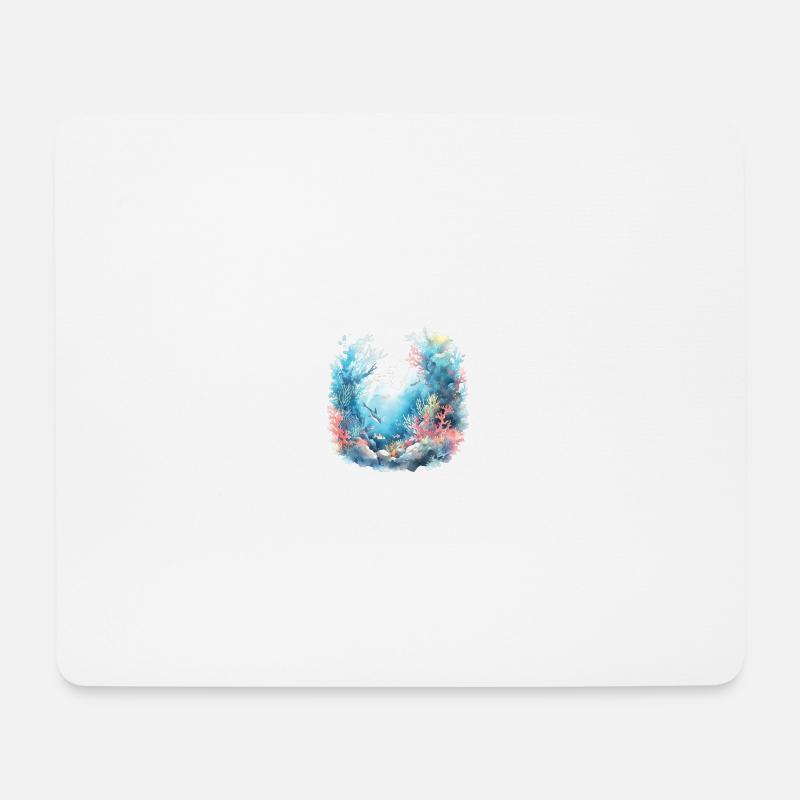 Underwater - Mouse Pad (horizontal) - white