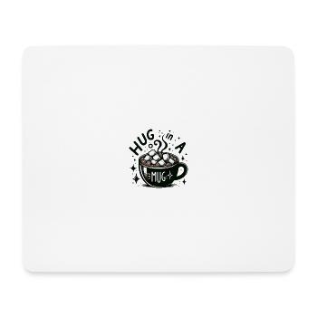 Hug in a mug - Mouse Pad (horizontal) - white - Front