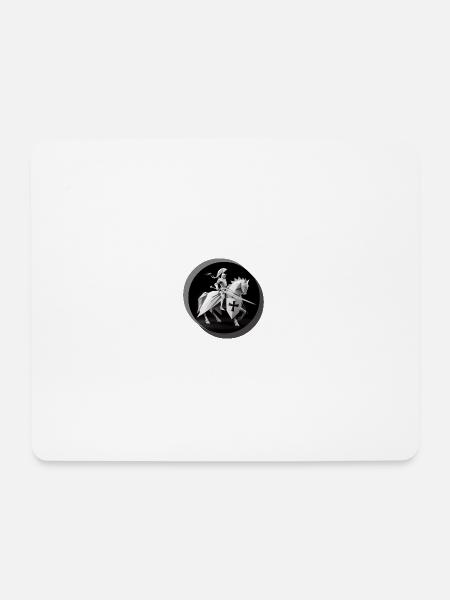 Ritter - Mousepad (Querformat) - Weiß