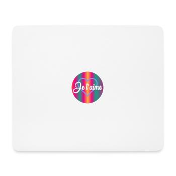 MOTHER'S DAY. HAPPY MOTHER'S DAY. MOM - Mouse Pad (horizontal) - white - Front