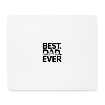 Meilleur papa de tous les temps - Tapis de souris (format paysage) - blanc - Devant