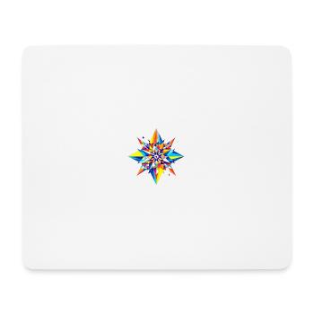 Stern - Mousepad (Querformat) - Weiß - Vorne