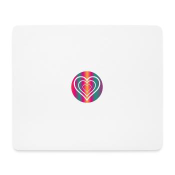 VIELEN DANK. GELIEBTE. HERZ. MEISTER. DANKE HERRIN. - Mousepad (Querformat) - Weiß - Vorne