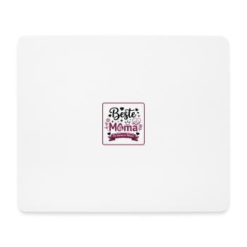 Beste Mom: Für immer im Herzen - Mousepad (Querformat) - Weiß - Vorne