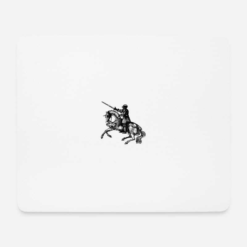 Knight - Mouse Pad (horizontal) - white