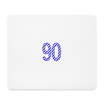 90. 90 JAHRE. 90-JÄHRIGES JUBILÄUM. 90-JÄHRIGES JUBILÄUM. - Mousepad (Querformat) - Weiß - Vorne
