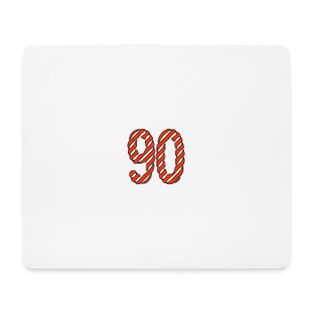 90. 90 YEARS. 90TH ANNIVERSARY. 90TH ANNIVERSARY. - Mouse Pad (horizontal) - white - Front