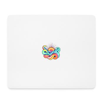 Sonne - Mousepad (Querformat) - Weiß - Vorne