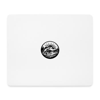 Forelle – Nordische Tierwelt - Mousepad (Querformat) - Weiß - Vorne