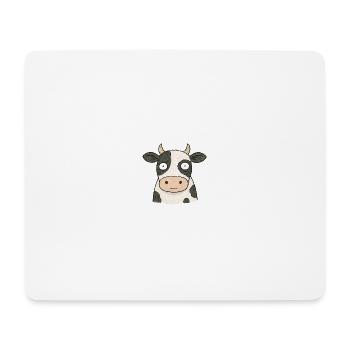 PETITS ACTIVISTES | Vache - Tapis de souris (format paysage) - blanc - Devant