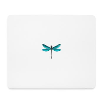 libellule - Tapis de souris (format paysage) - blanc - Devant