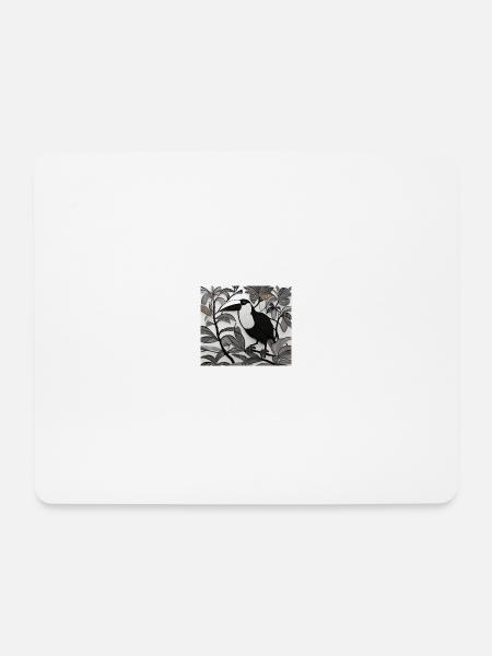 Tucan - Mousepad (Querformat) - Weiß