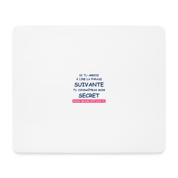je vais être grande soeur - Tapis de souris (format paysage) - blanc - Devant