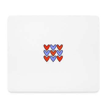 JOYEUX ANNIVERSAIRE. HAPPY BIRTHDAY. ANNIVERSAIRE. - Tapis de souris (format paysage) - blanc - Devant