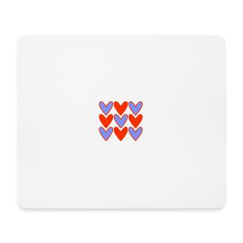 VALENTINSTAG. Junggesellinnenabschied. ICH LIEBE DICH. ICH LIEBE DICH. LIEBE - Mousepad (Querformat) - Weiß - Vorne