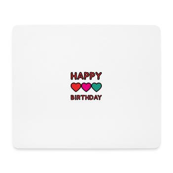 ALLES GUTE ZUM GEBURTSTAG. JAHRESTAG. - Mousepad (Querformat) - Weiß - Vorne