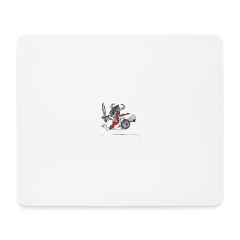 WikingerBiber # North German art - Mouse Pad (horizontal) - white - Front