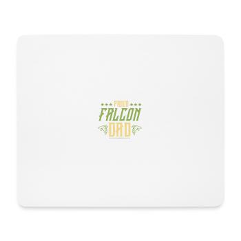 Fauconnerie Papa - Tapis de souris (format paysage) - blanc - Devant