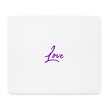 LOVE. VALENTINE'S DAY. HEART. I LOVE YOU. I LOVE YOU - Mouse Pad (horizontal) - white - Front
