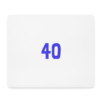 JAHRESTAG. ALLES GUTE ZUM GEBURTSTAG. ALLES GUTE ZUM GEBURTSTAG. - Mousepad (Querformat) - Weiß - Vorne