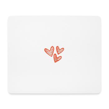 MOM. MOTHER'S DAY. HEART. FEAST. HAPPY BIRTHDAY - Mouse Pad (horizontal) - white - Front