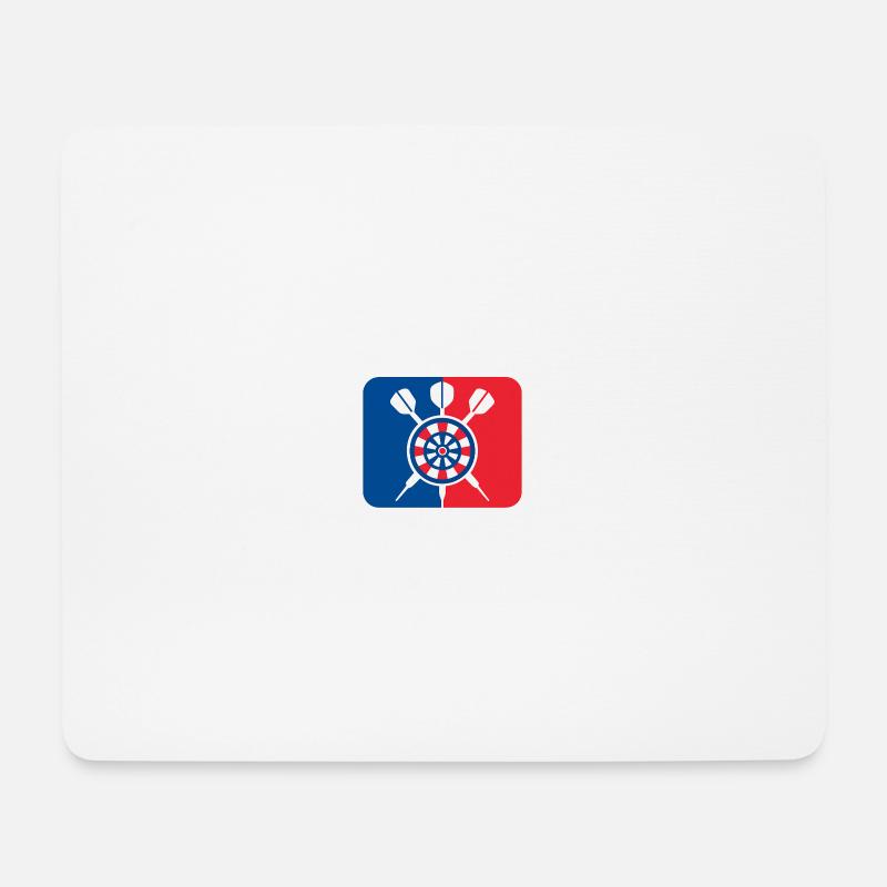 Dart Logo 2025 - Mousepad (Querformat) - Weiß