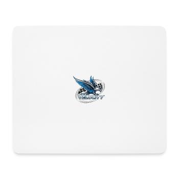 Geschwindigkeitsadler Racing Design - Mousepad (Querformat) - Weiß - Vorne