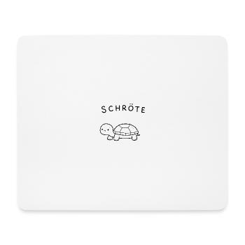 Schröte - Mousepad (Querformat) - Weiß - Vorne