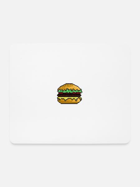 Burger - Mousepad (Querformat) - Weiß