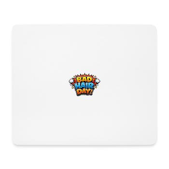 Bad Hair Day Comic Explosion - Mousepad (Querformat) - Weiß - Vorne