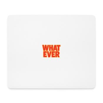 Was auch immer (lebendiger Farbverlaufstext im Retro-Stil der 70er) - Mousepad (Querformat) - Weiß - Vorne
