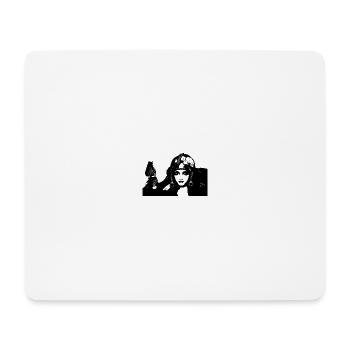 Warrior Girl Starkes Mädchen,Iranerin - Mousepad (Querformat) - Weiß - Vorne
