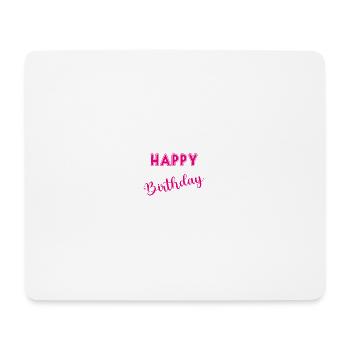 JAHRESTAG. ALLES GUTE ZUM GEBURTSTAG - Mousepad (Querformat) - Weiß - Vorne