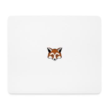 Comic Fox Head - Mouse Pad (horizontal) - white - Front