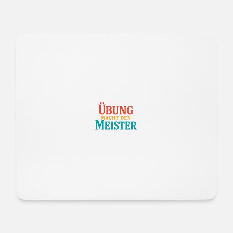 Entraînez-vous à forger le Maître - Tapis de souris (format paysage) - blanc