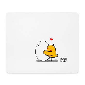 Sibling Egg - Mouse Pad (horizontal) - white - Front