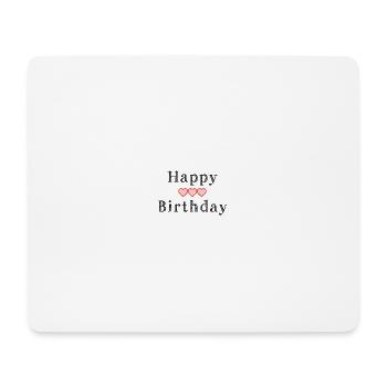 ALLES GUTE ZUM GEBURTSTAG. JAHRESTAG. - Mousepad (Querformat) - Weiß - Vorne