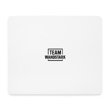 Team Wandstark - Mousepad (Querformat) - Weiß - Vorne