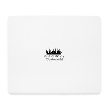 Hoch die Hände, Wochenende - Mousepad (Querformat) - Weiß - Vorne