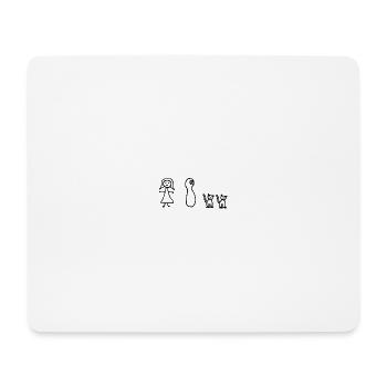PurrfectFamily - Mouse Pad (horizontal) - white - Front