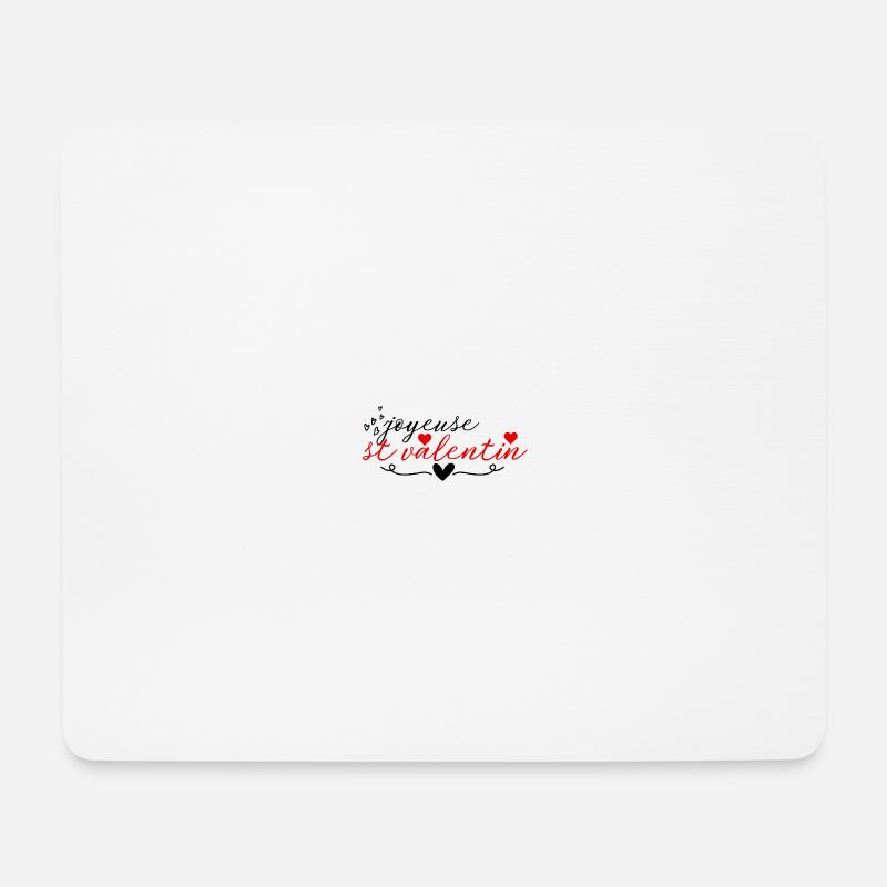 Alles Gute zum Valentinstag - Mousepad (Querformat) - Weiß
