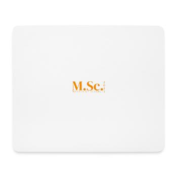 M.Sc. - MASTER OF SCIENCE 2021 - Mouse Pad (horizontal) - white - Front