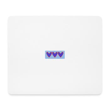 HEART. HEARTS. VALENTINE'S DAY. LOVE. LOVE. COUPLE. - Mouse Pad (horizontal) - white - Front